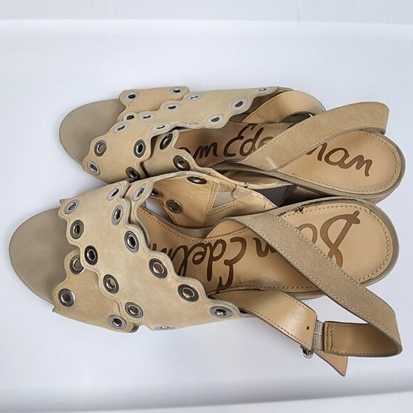 Sam Edelman Seana Grommet Crisscross Sandal 8.5 - Picture 3 of 5